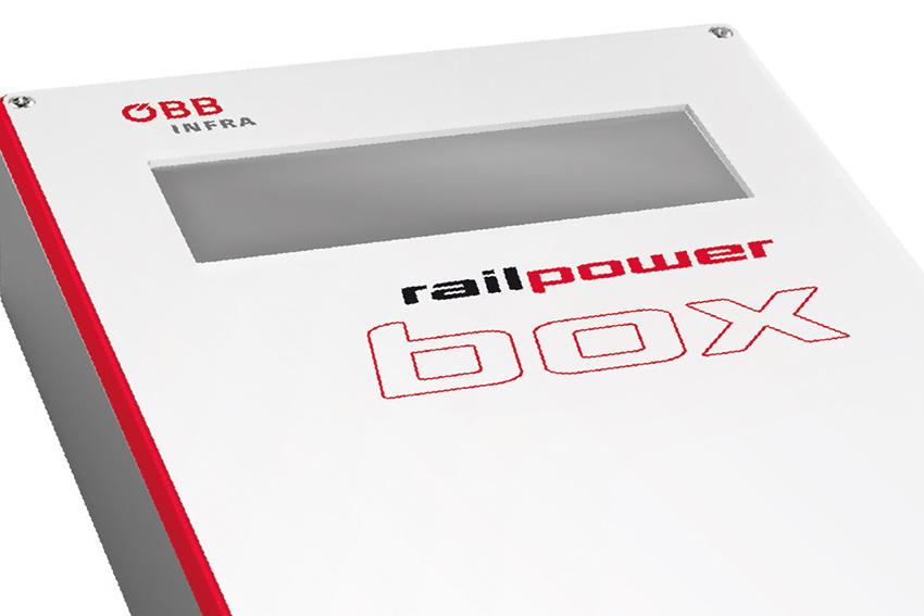 © ÖBB Section of a front view of a railpower box
